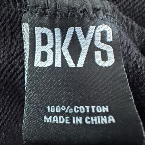 BKYS black mens crewneck sweater size Large - Picture 10 of 11